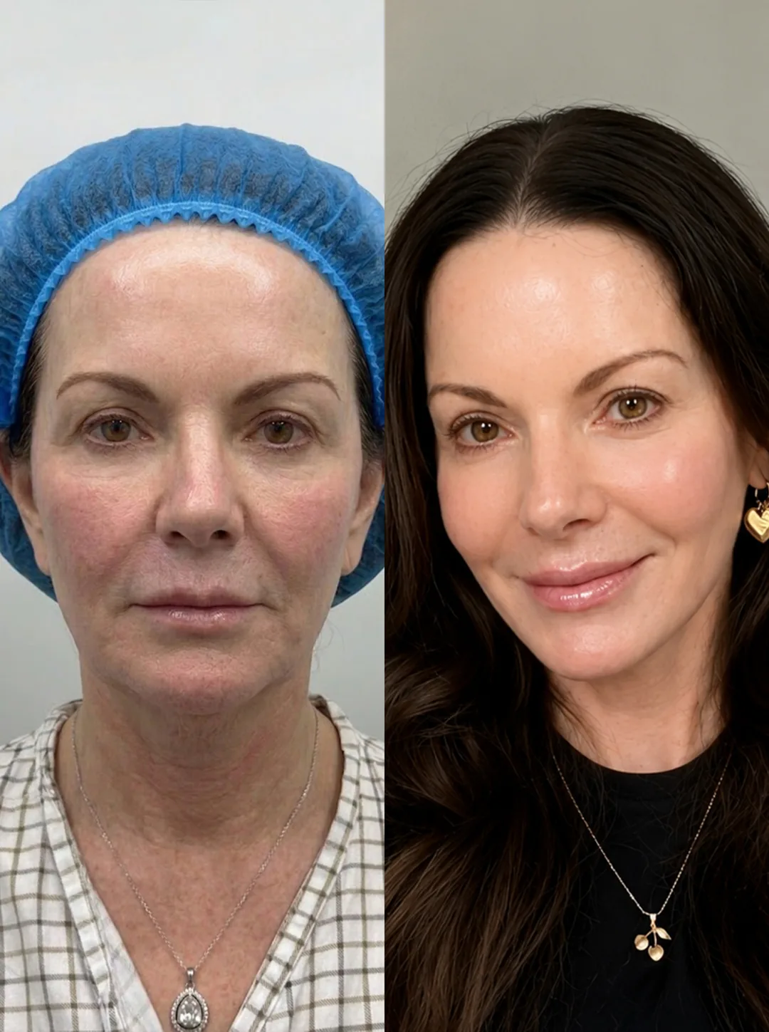 9D facial rejuvenation before and after example 2